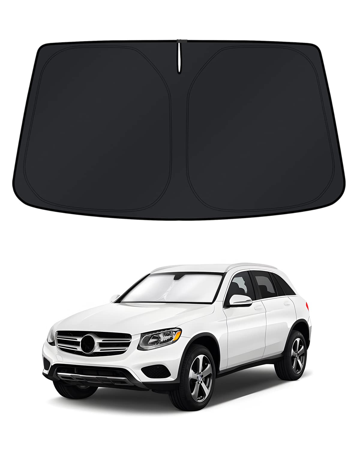 KUST front view showing full windshield coverage and heat reduction