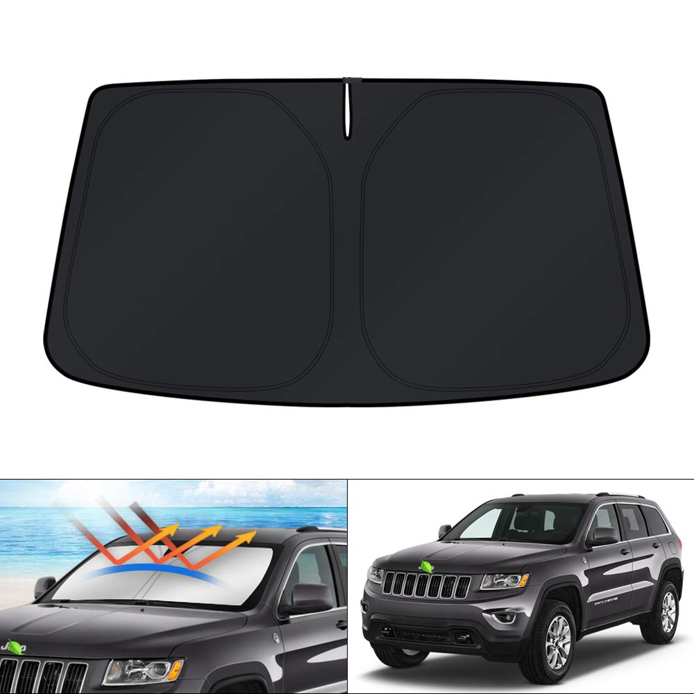 KUST sun shade front view showing tailored fit and protection