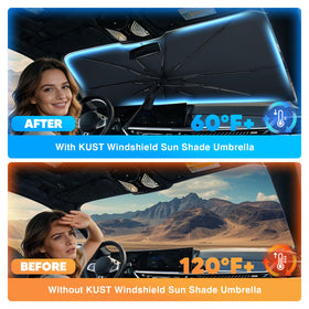 KUST handle detail with silicone padding preventing dashboard scratches