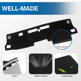 KUST installed on Chevy Colorado dashboard reducing glare and improving interior look