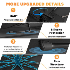 KUST installed in truck showing neat profile and edge-to-edge coverage