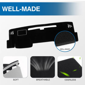 KUST installed on dashboard reducing glare and improving interior look