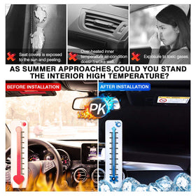 KUST installed on a 2015 RAV4 windshield blocking sunlight effectively