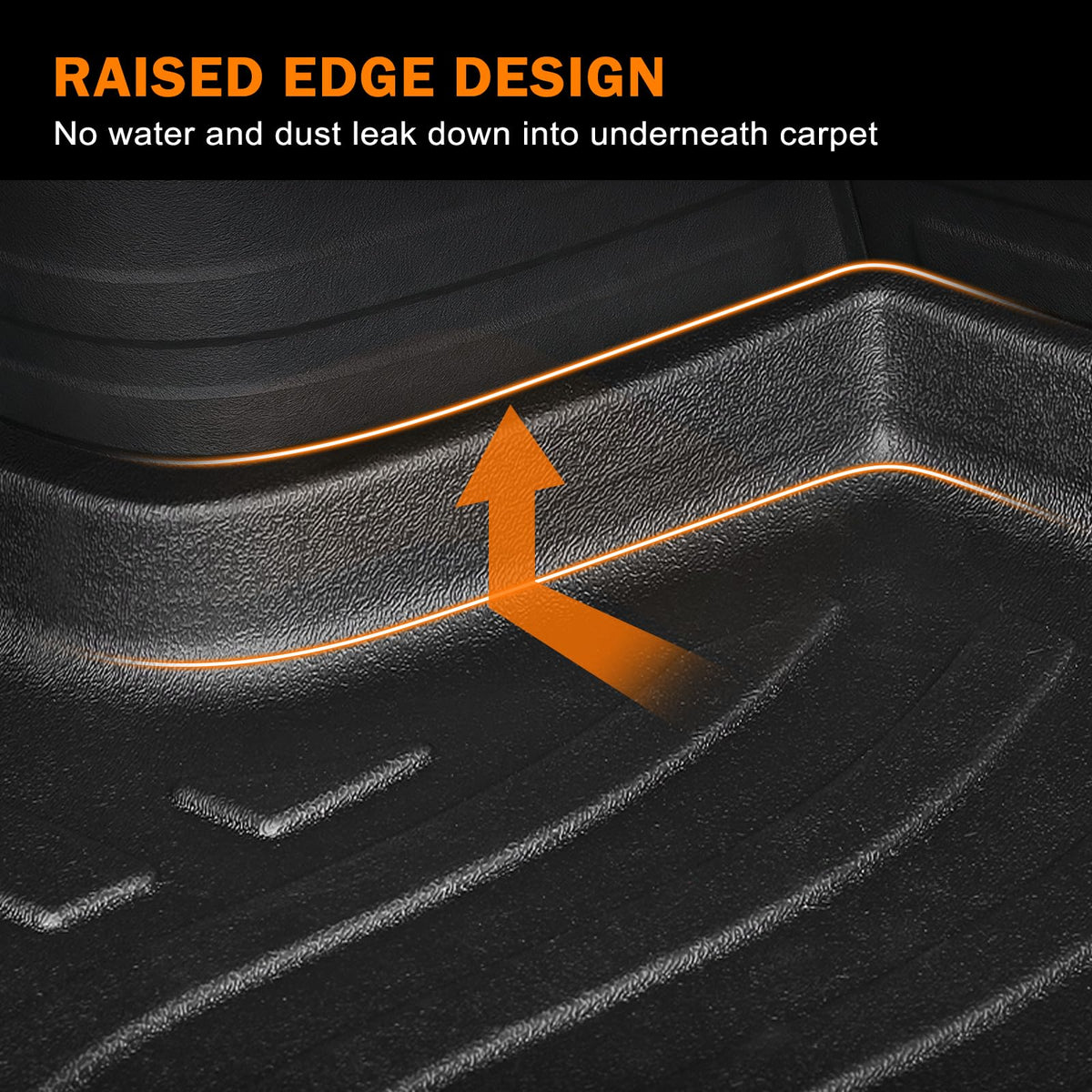 KUST installed in Ford Explorer rear cargo for exact edge-to-edge fit