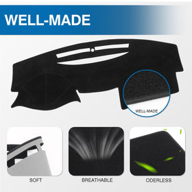 KUST installed on Toyota Camry dashboard reducing glare and wear