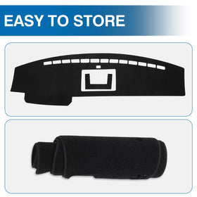 KUST installed in truck interior reducing windshield glare while driving
