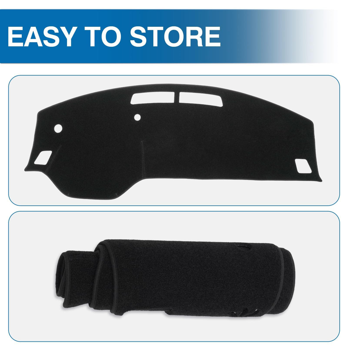 KUST lifestyle shot showing reduced glare and cooler dashboard benefit