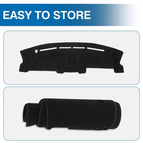 KUST packaged dash mat with included double-sided tape for easy install