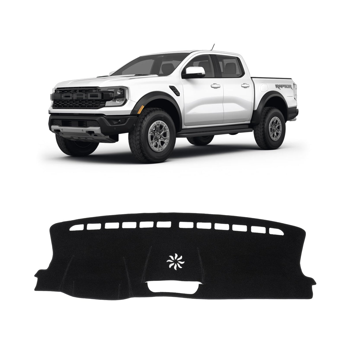KUST front packaging showing dash cover fit and model compatibility benefits protection