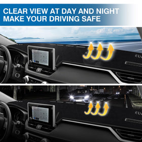 KUST lifestyle shot of RAV4 interior reducing windshield glare benefit