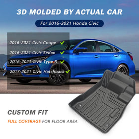 KUST rear mats covering the full back row protecting carpet from debris