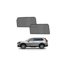 KUST rear shade front view shows custom fit and neat appearance
