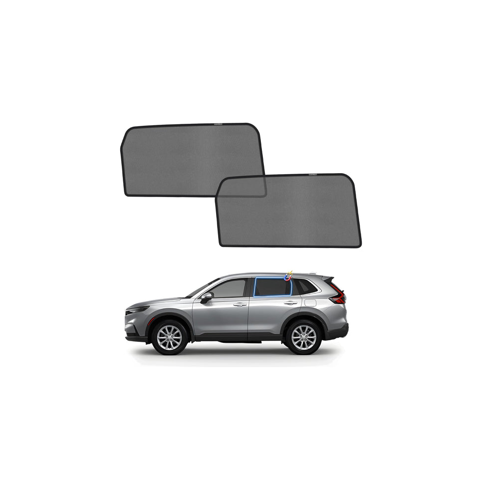 KUST rear shade front view shows custom fit and neat appearance