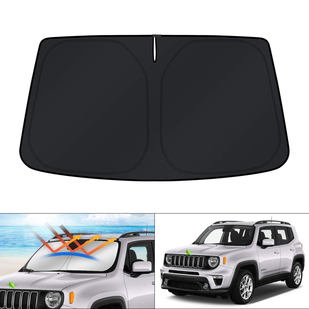 KUST front full windshield coverage showing complete protection and cooler cabin