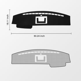KUST silicone backing pattern gripping dashboard to prevent slipping