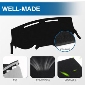 KUST underside silicone backing detail increasing grip and preventing mat movement