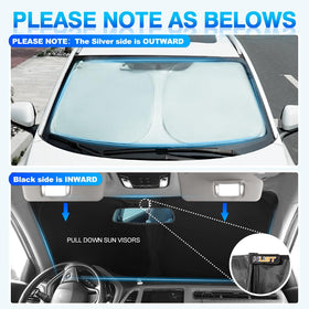 KUST next to steering wheel showing custom fit for Toyota CHR windshield