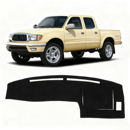 KUST front view on Tacoma dashboard showing precise custom fit and protection