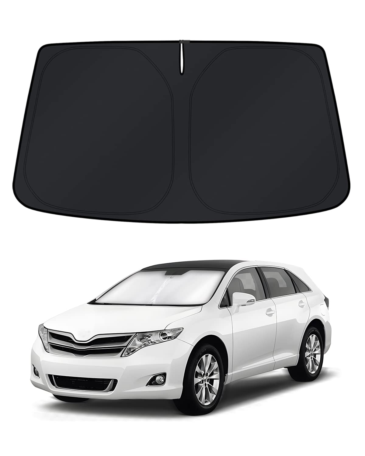 KUST front packaging showing custom-fit Venza shade protecting interior
