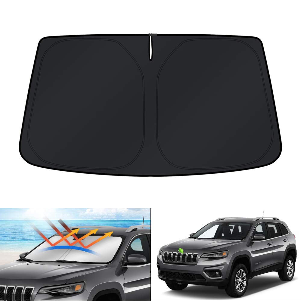 KUST front view showing full windshield coverage and sun blocking benefit