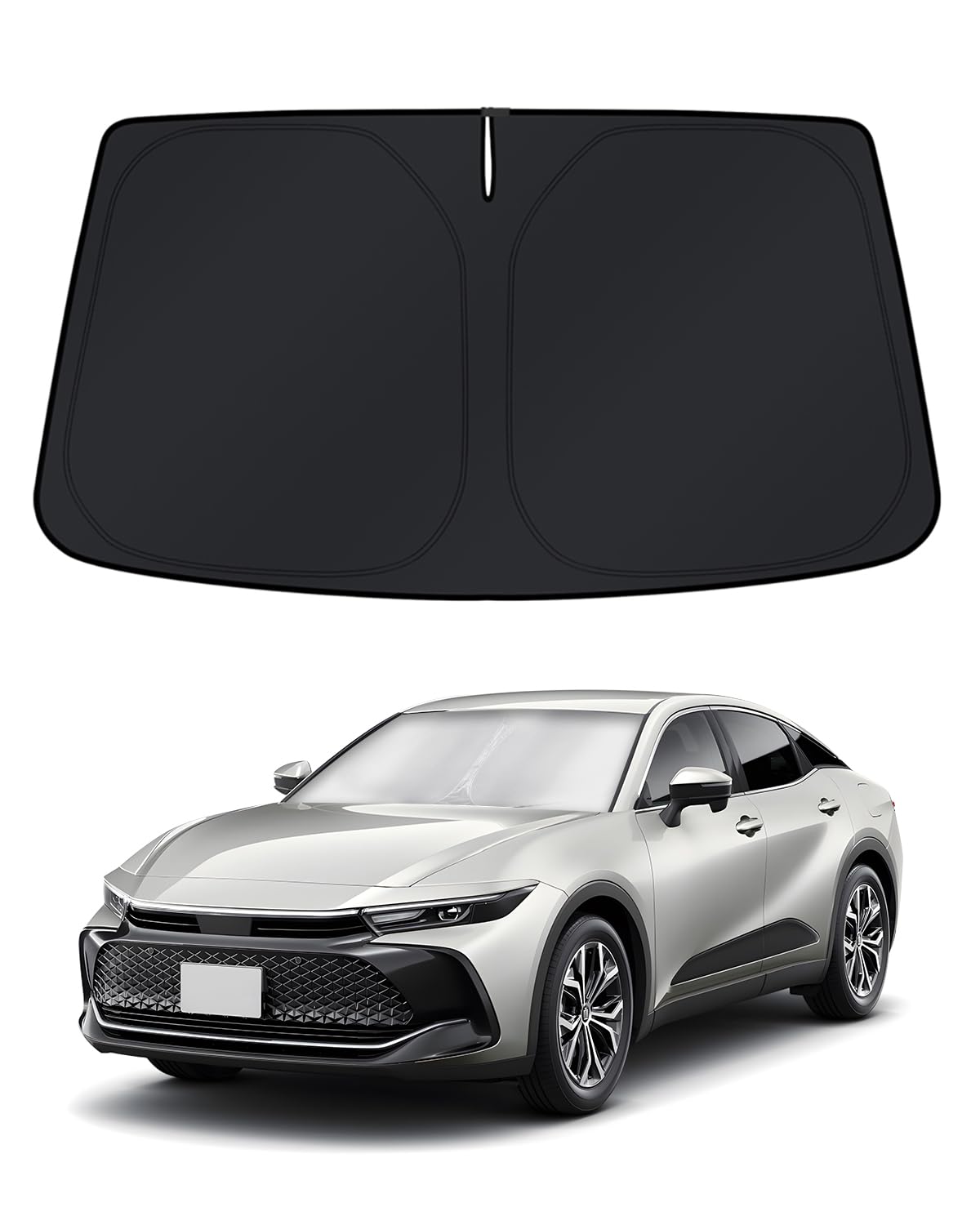 KUST front view showing full windshield coverage and perfect fit benefit