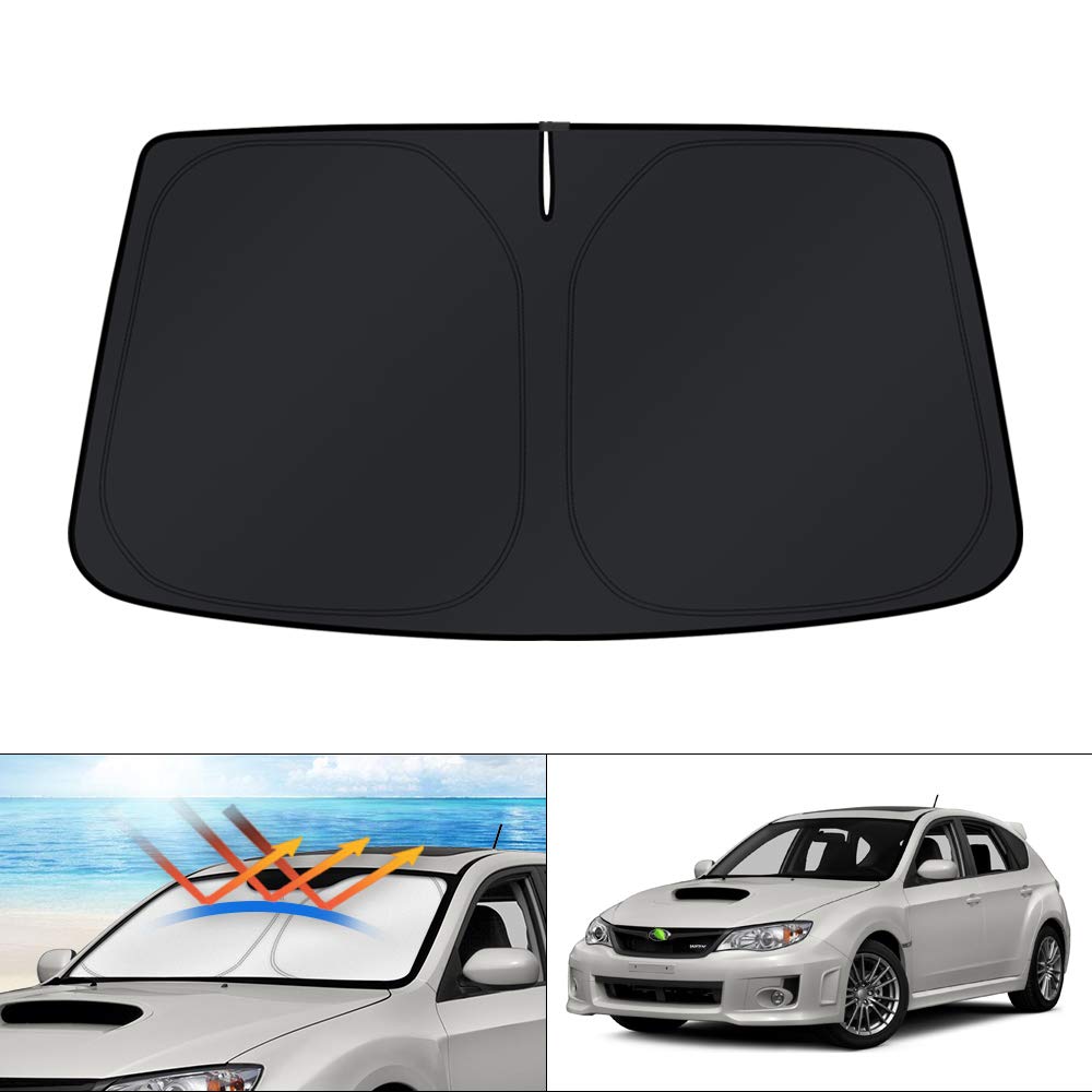 KUST windshield installed front view showing exact fit and UV protection