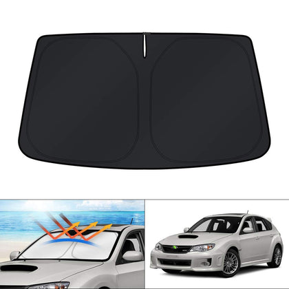 KUST windshield installed front view showing exact fit and UV protection