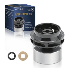 KUTTOLE rotor front view showing polished stainless finish and precise machining for durability