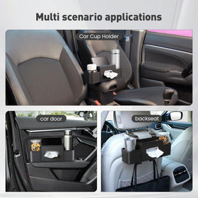 KVEKVE scale comparison against car seat to show compact size