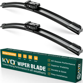 KVQ front packaging showing Transit-fit wipers and benefits