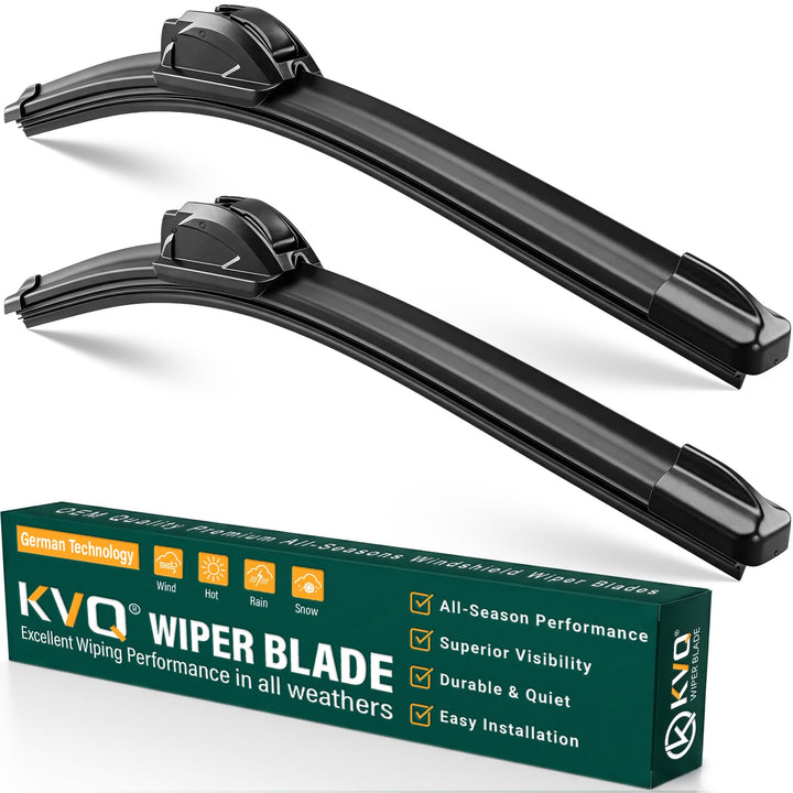 KVQ front packaging showing blades and benefits for quick identification