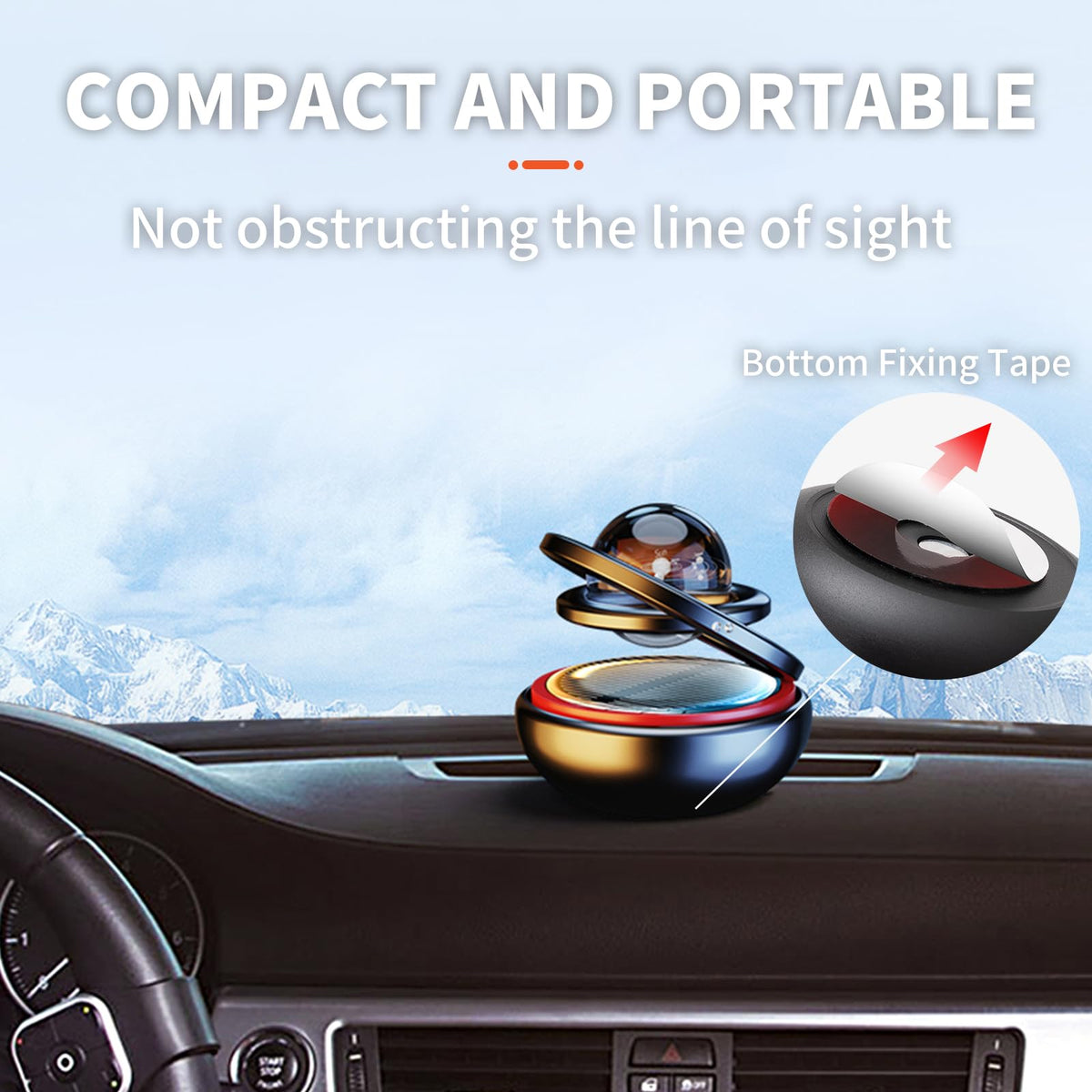 Kwak's size comparison in hand showing compact portable dashboard benefit