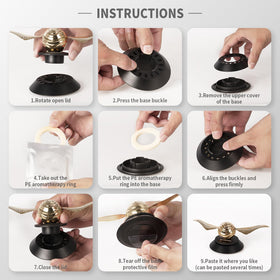 Kwak's packaging with refill pad, easy replacement and care