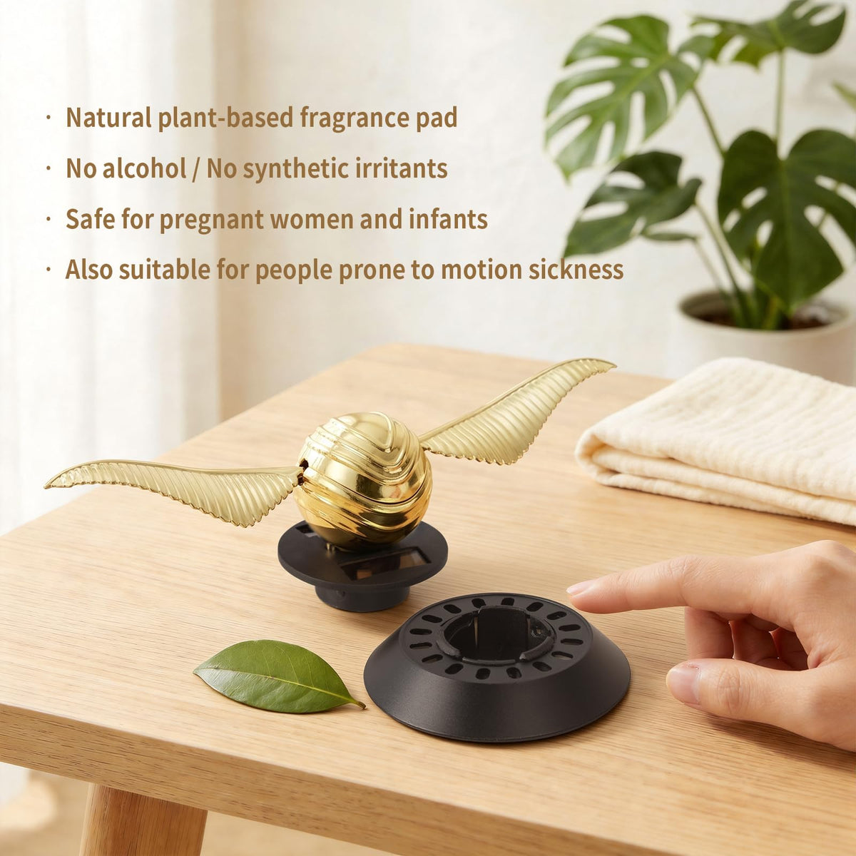Kwak's next to a hand showing compact size and portability benefit