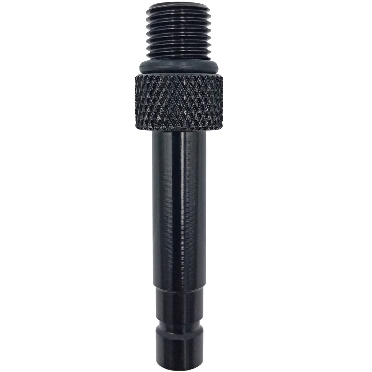 kweiny front view adapter showing compact anodized body and secure fit benefit