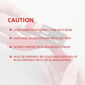 Kylazer battery compartment open showing easy replacement for longer continuous use