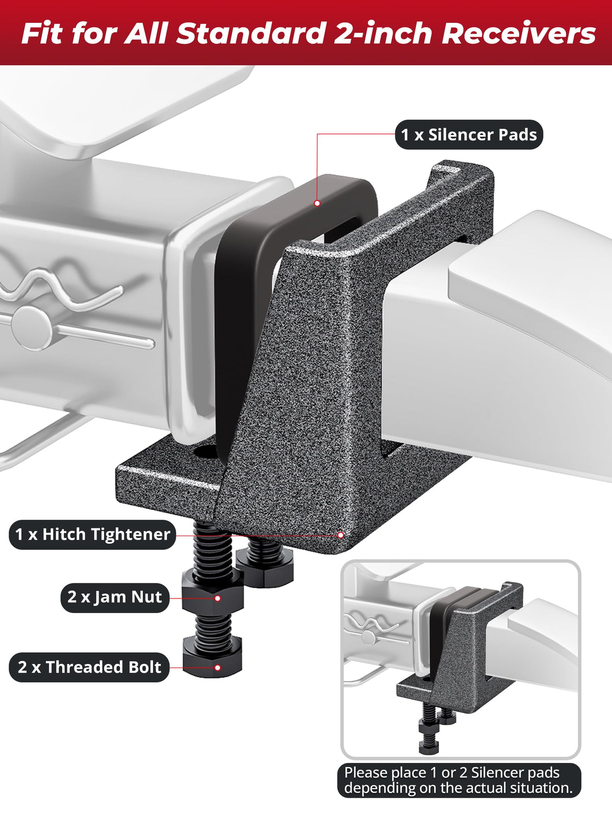 KYNTHAX side profile of tightened bolt providing stable anti-rattle hold