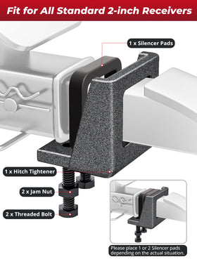 KYNTHAX side profile of tightened bolt providing stable anti-rattle hold
