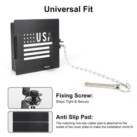 Kyostar safety pin detail showing locking security feature