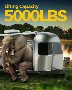 KYX mounted on trailer a-frame illustrating secure fit and faster hitching
