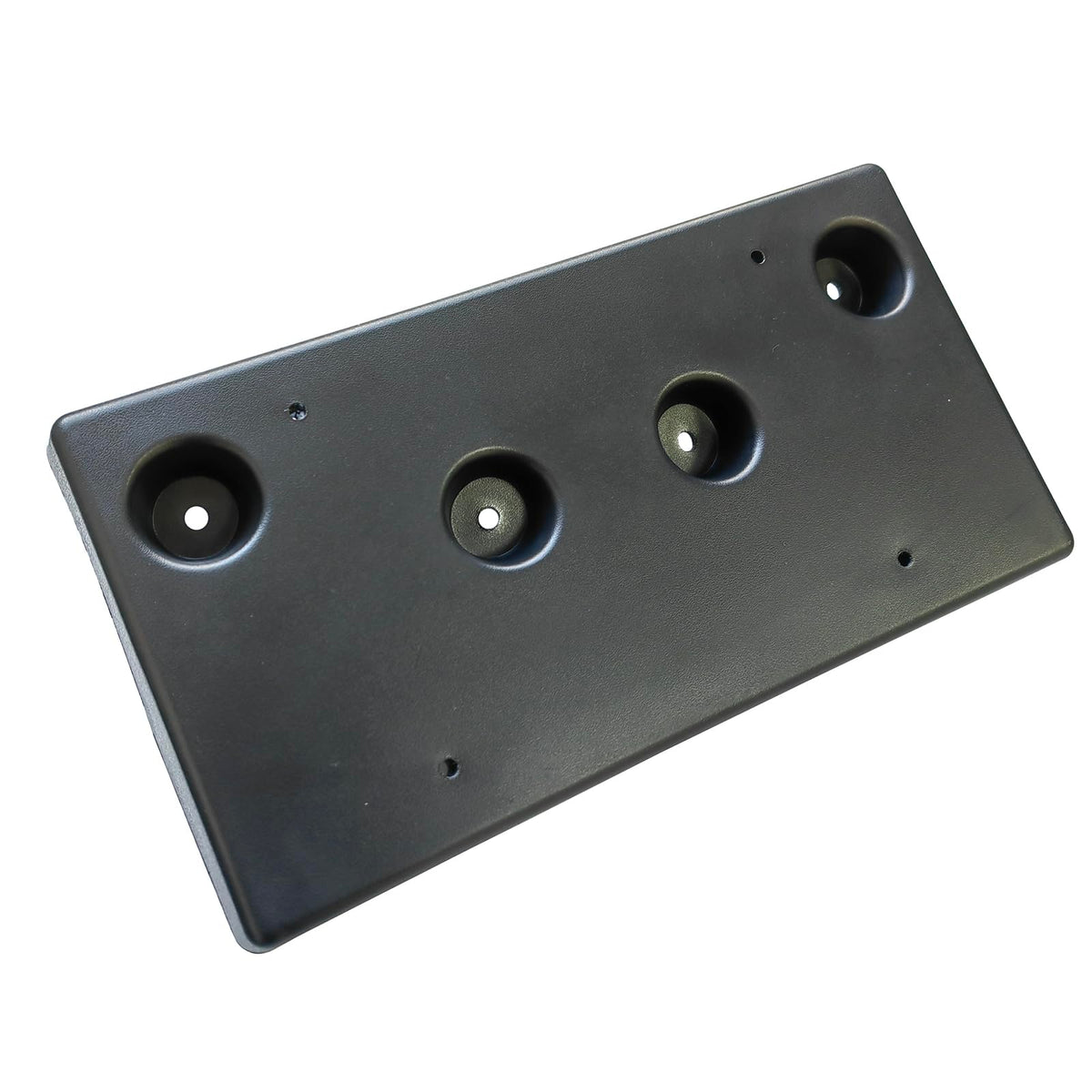 KYYET bracket installed with license plate showing finished appearance