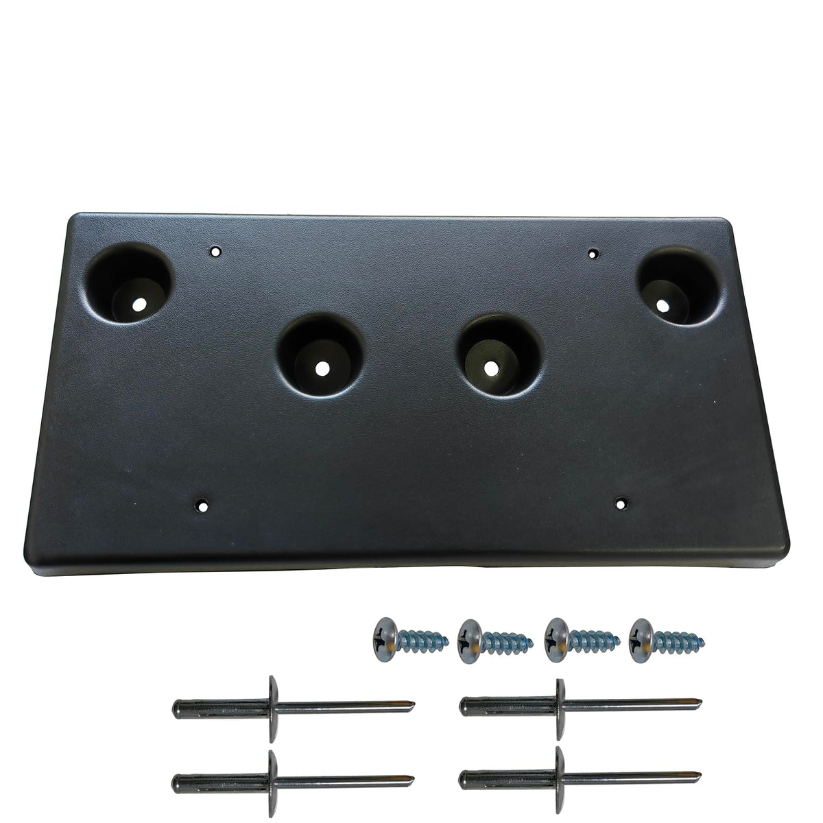 KYYET bracket mounted on Equinox bumper demonstrating correct alignment