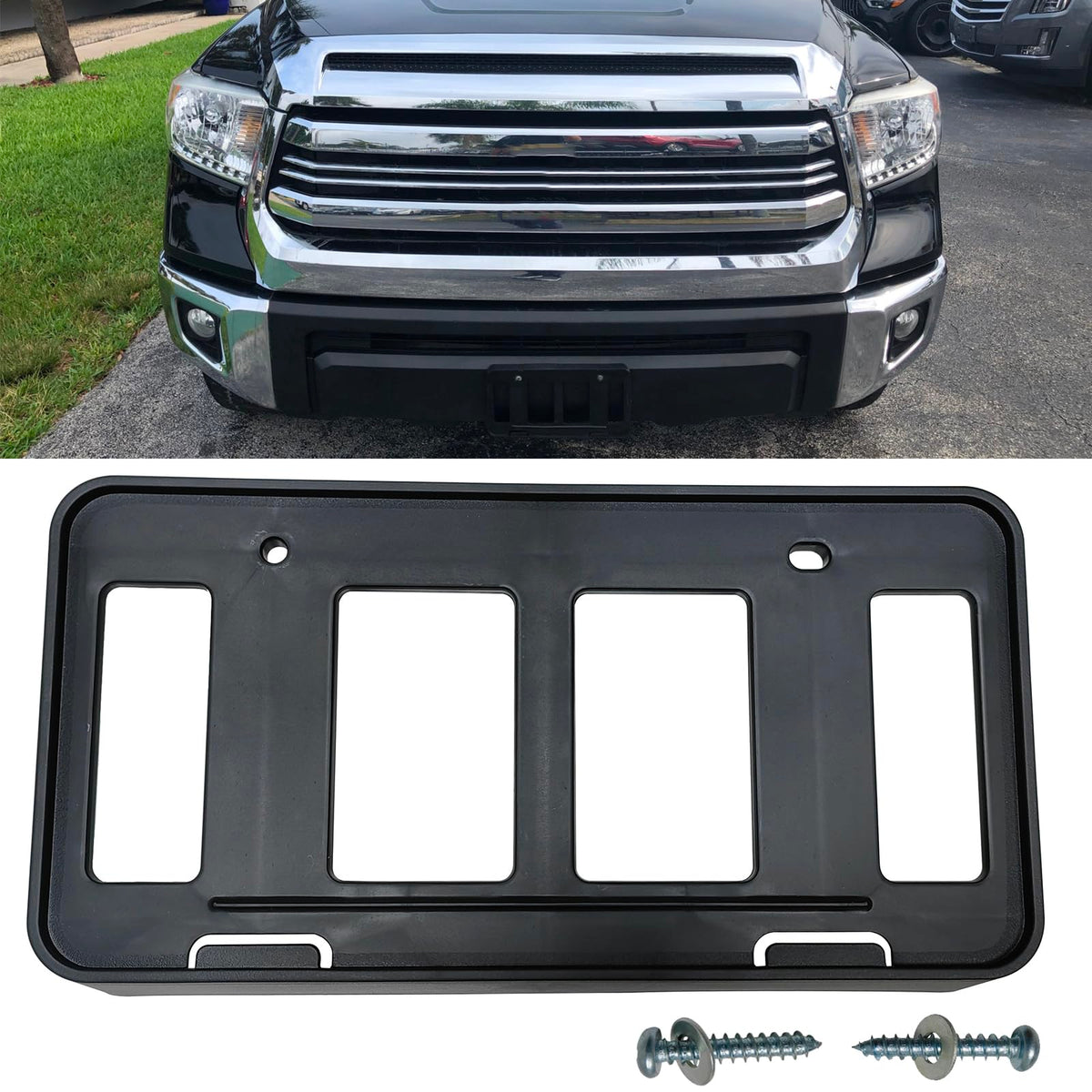 KYYET bracket with included screws showing everything needed for installation