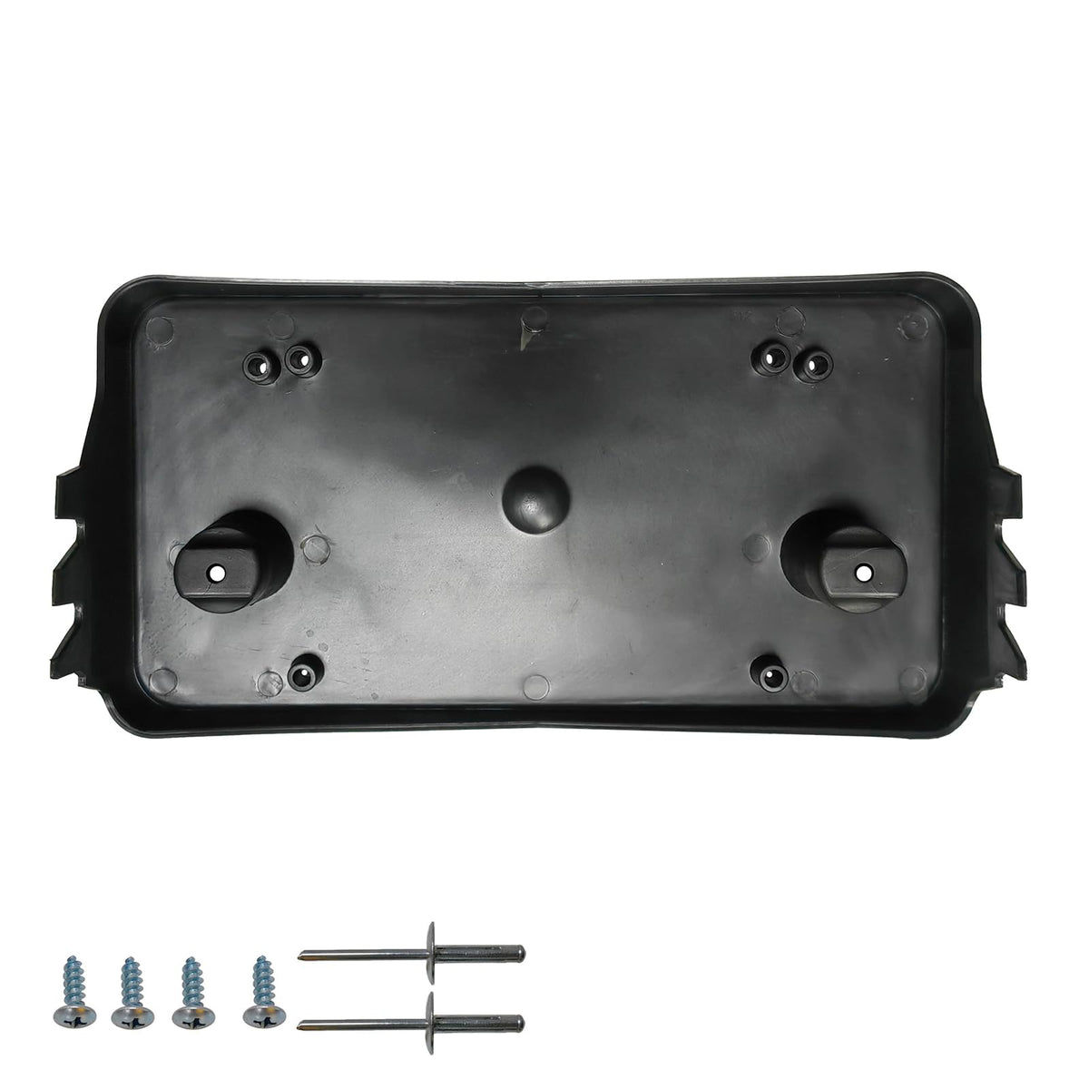 KYYET license plate bracket side profile highlighting mounting points and contour