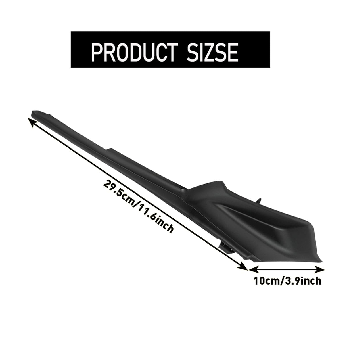 KYYET size comparison beside wiper arm showing accurate scale fit