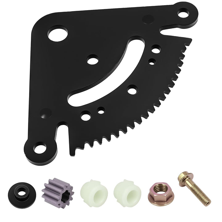 KZDAZ front view of complete 19-tooth steering gear kit showing parts and benefit of ready replacement