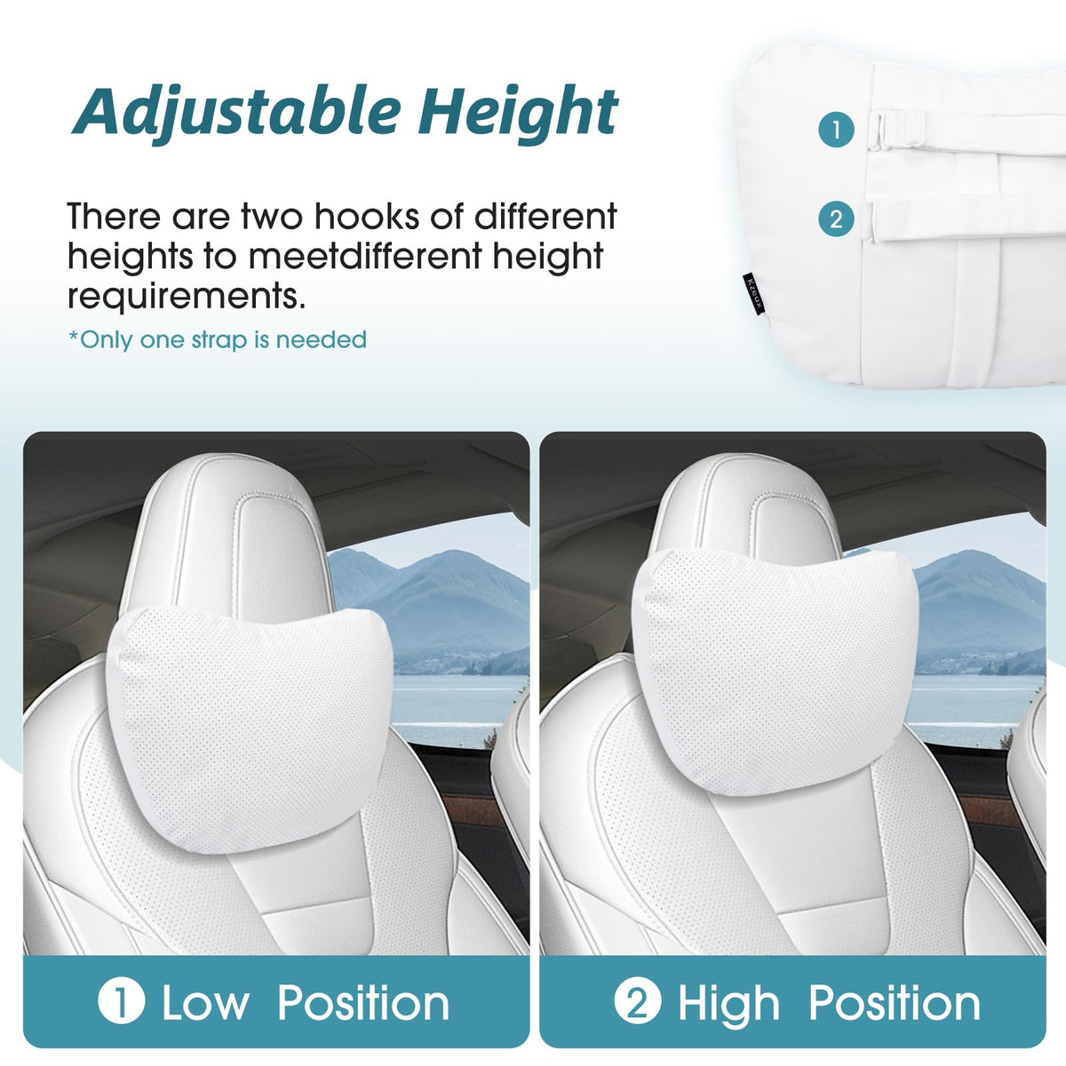 Kzeux lifestyle driver comfort image showing improved in-car posture