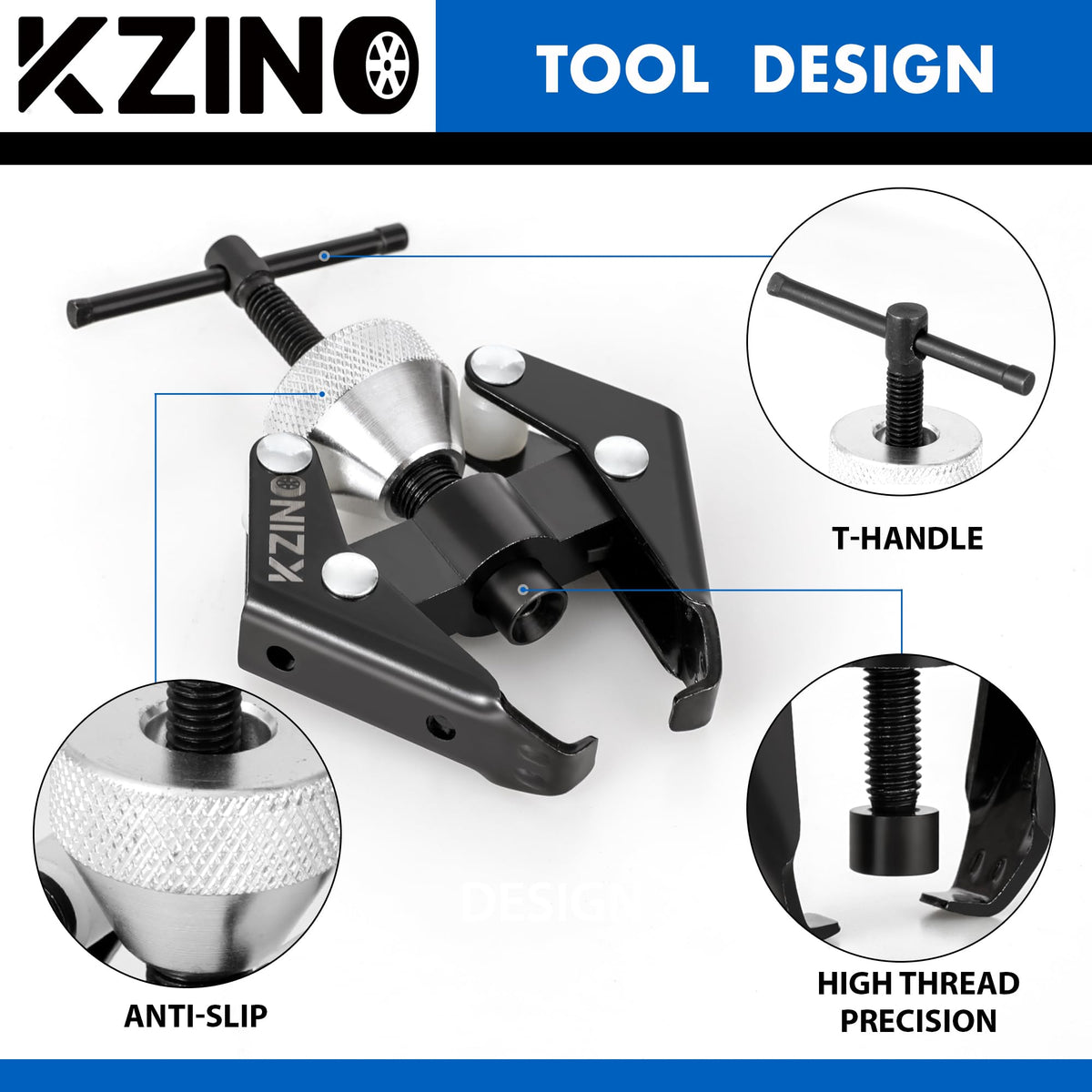 KZINO in-use removing a wiper arm demonstrating safe damage-free extraction