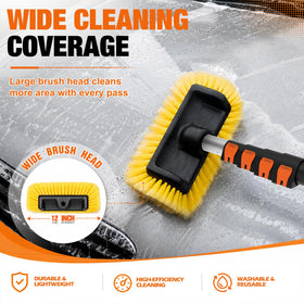 LAANPOLE telescoping segment lock detail ensuring stability during cleaning