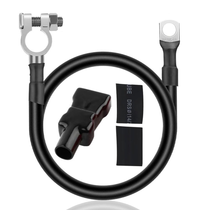 LABARAIN 2 AWG cable front view showing connectors and insulation benefit